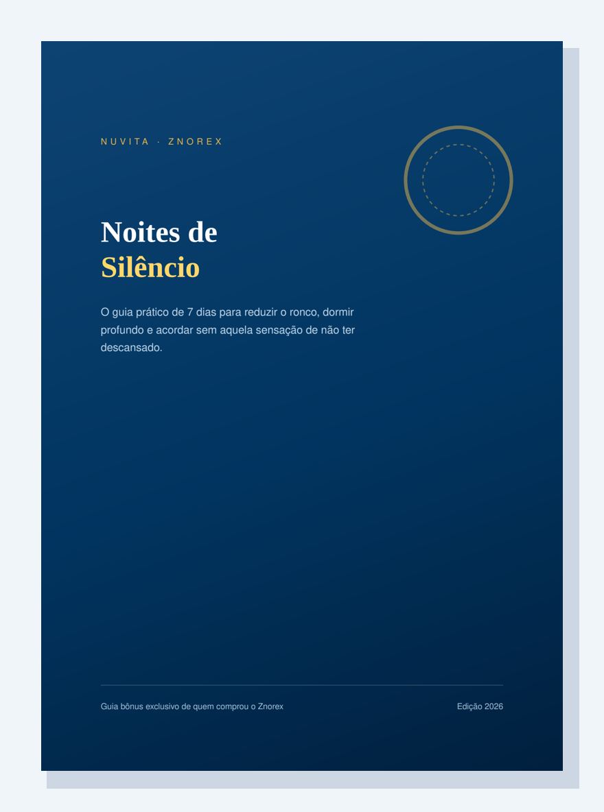Capa do e-book bônus Noites de Silêncio, guia de 7 dias da Nuvem Natural